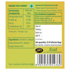 TE-A-ME Charge Ginger Tulsi Honey Herbal Infusion Tea Bags - Distacart