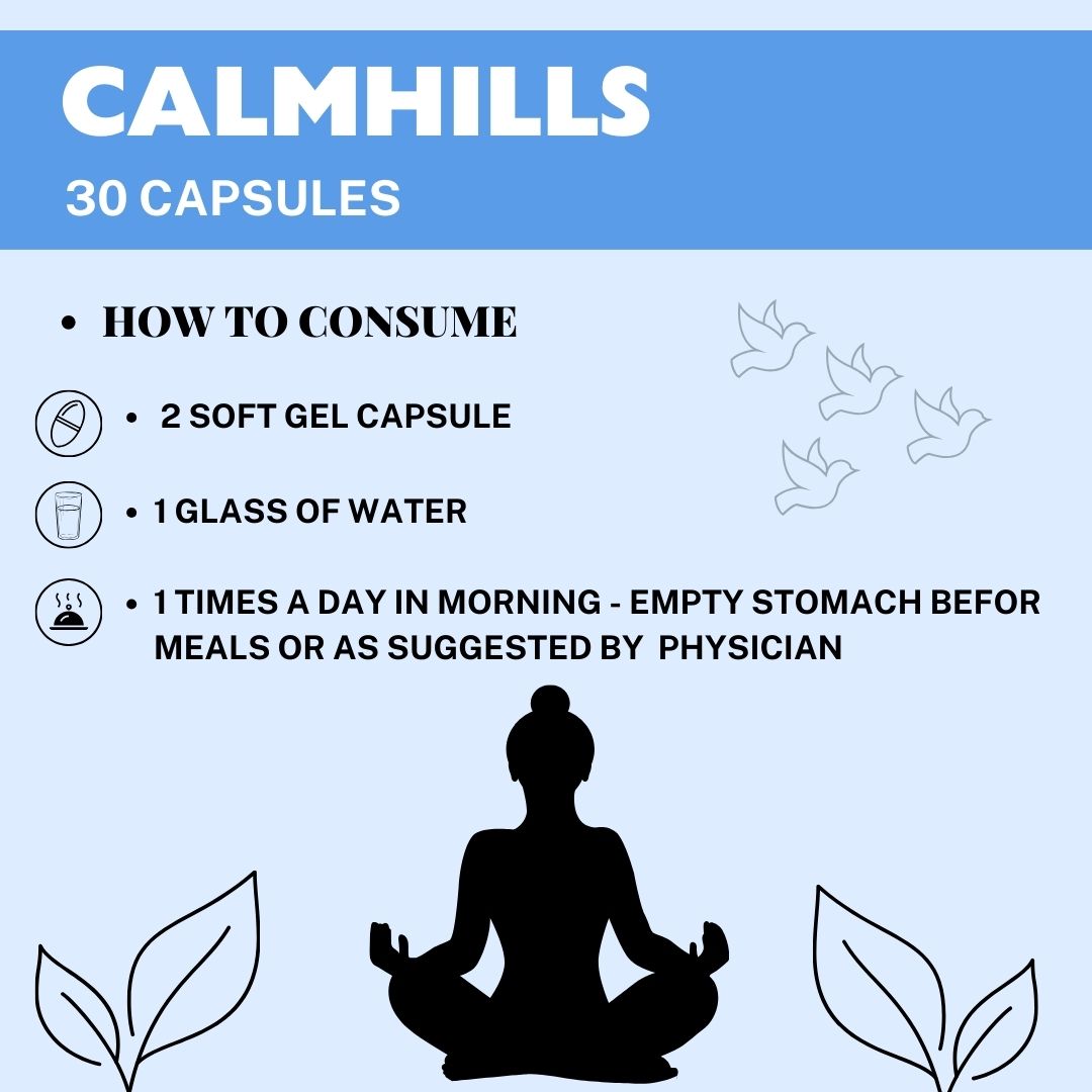 Herbal Hills Ayurveda Calmhills Capsules - Distacart
