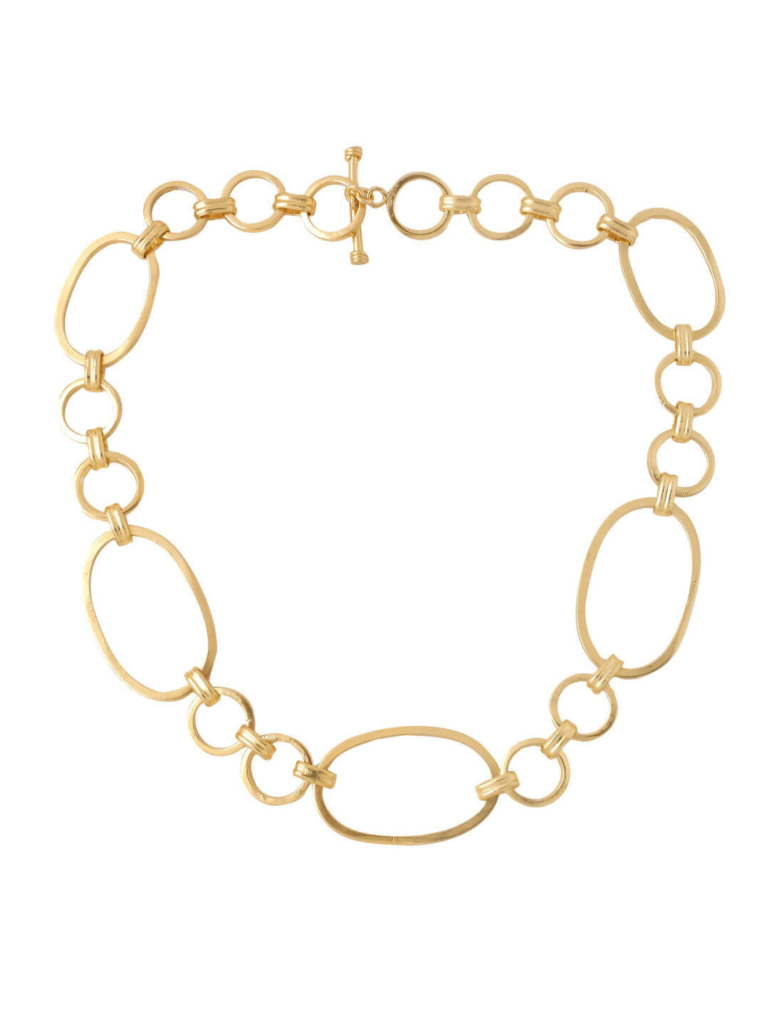 NVR Women Gold-Polished Statement Necklace