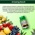 Cipzer Natural Vitamin C Capsules - Distacart