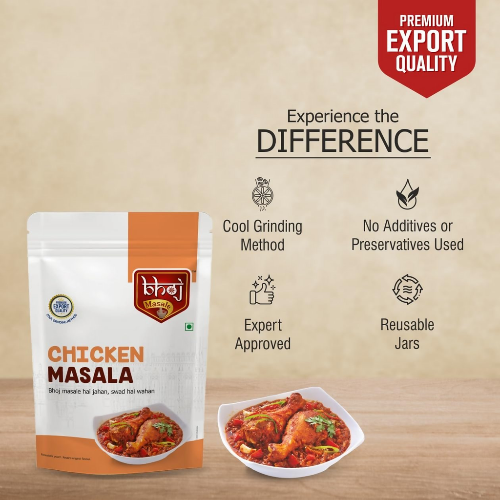 Bhoj Masale Chicken Masala with Natural Oils - Distacart