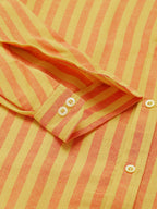 RIAG Yellow Men's Chinese Collar Full Sleeves Shirt - Distacart