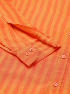 RIAG Orange Men's Chinese Collar Full Sleeves Shirt - Distacart