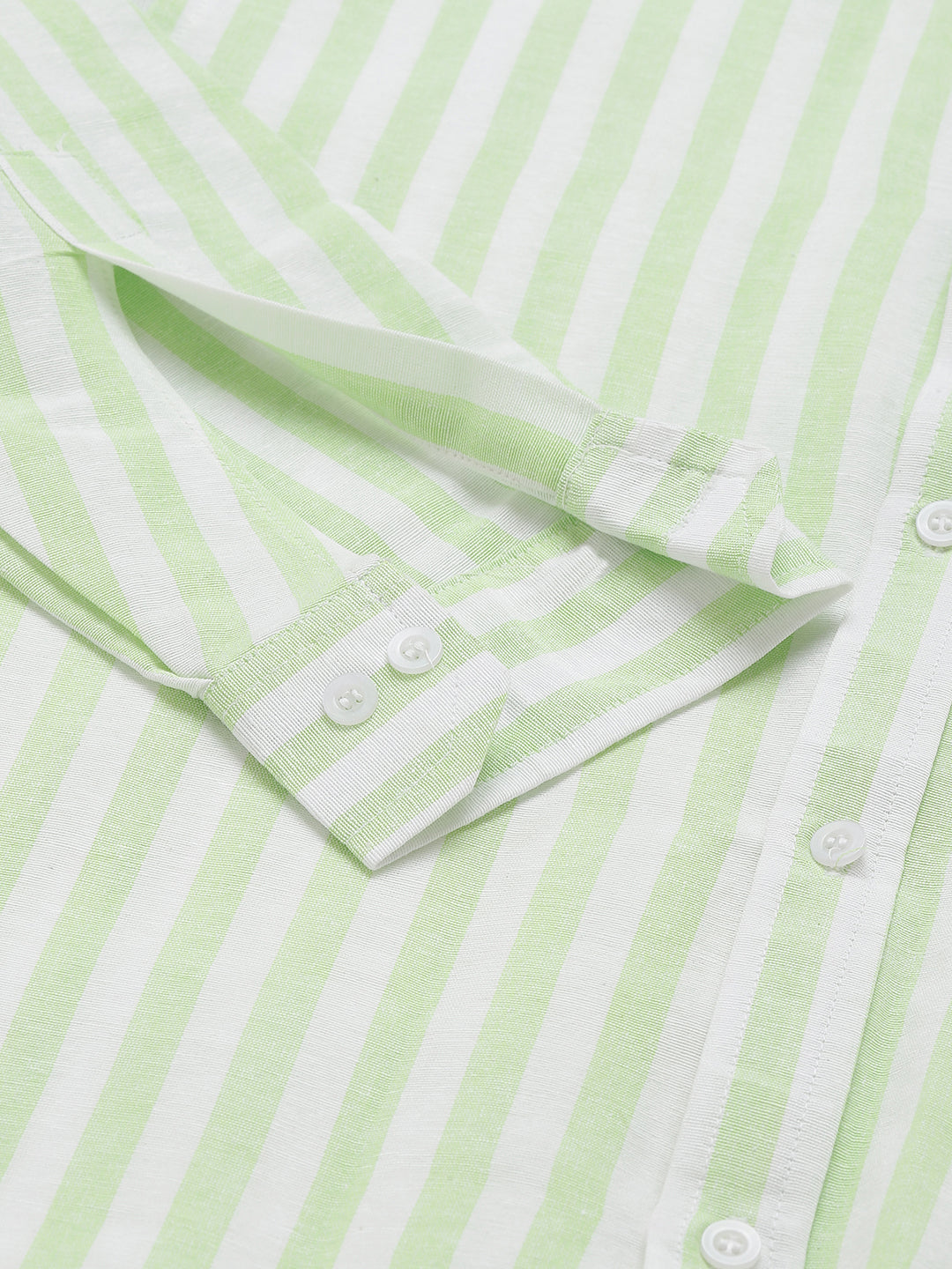 RIAG Green Men's Chinese Collar Full Sleeves Shirt - Distacart