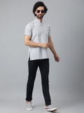 RIAG Grey Color Short Sleeves Casual Men's Cotton Short Kurta - Distacart