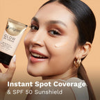 Pilgrim Glow BB Cream SPF 50 PA++++ Instant Spot Coverage Matte Finish Vitamin C Infused - Honey Glow - Distacart
