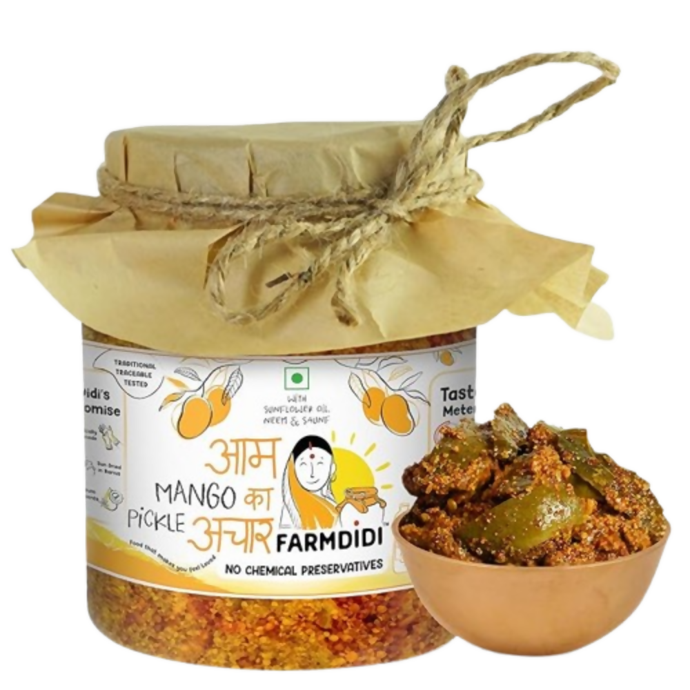 FarmDidi Mango Pickle - Tangy & Salty