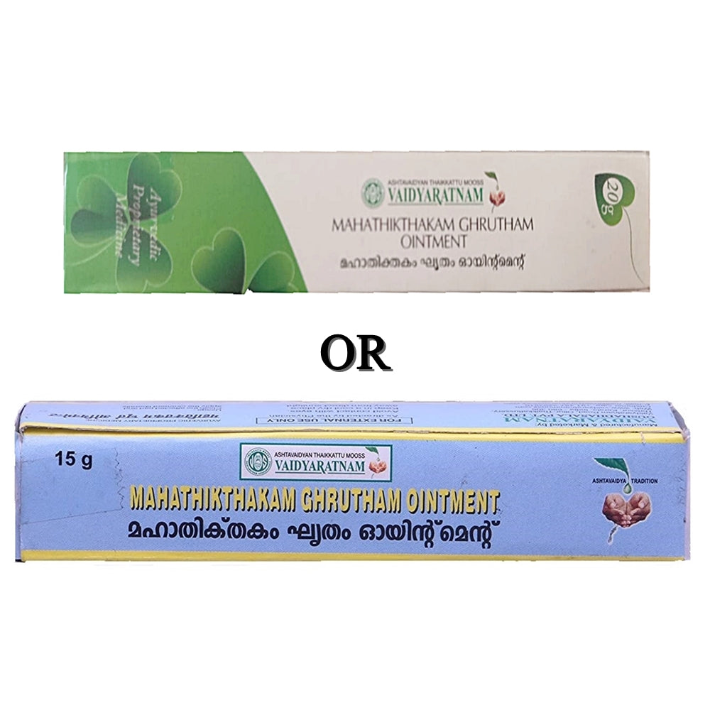 Vaidyaratnam Mahathikthakam Ghrutham Ointment - Distacart