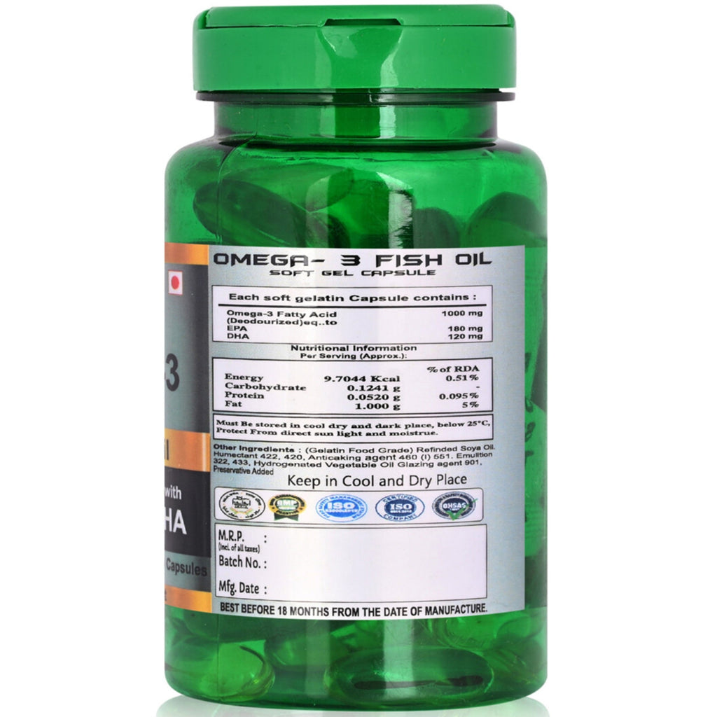 Cipzer Omega 3 Fish Oil Softgel Capsules - Distacart