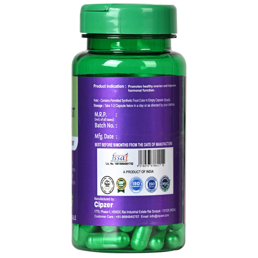 Cipzer Ovarian Cyst Wellness Capsules - Distacart