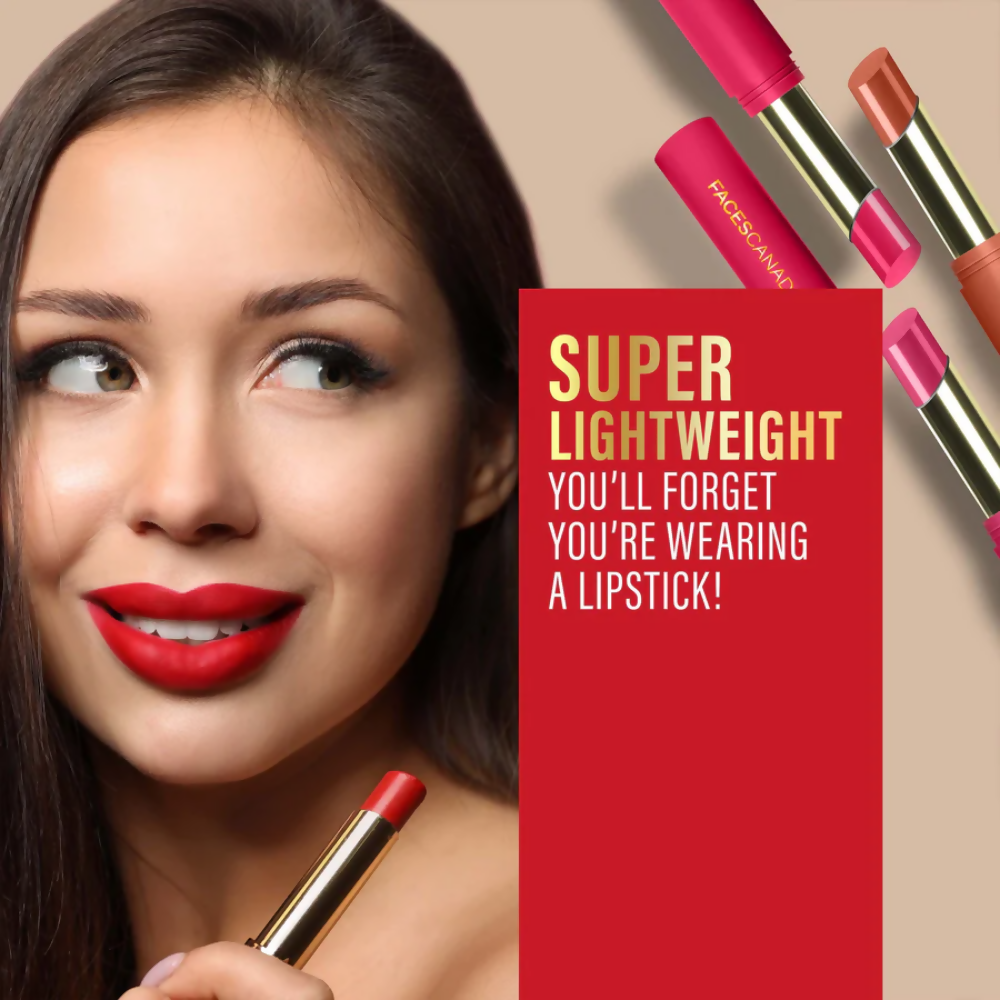 Faces Canada 3 in 1 LongStay Matte Lipstick - Showstopper Red 09