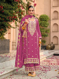 Anaita Pink Premium Embroidered Chiffon Salwar Suit - Distacart