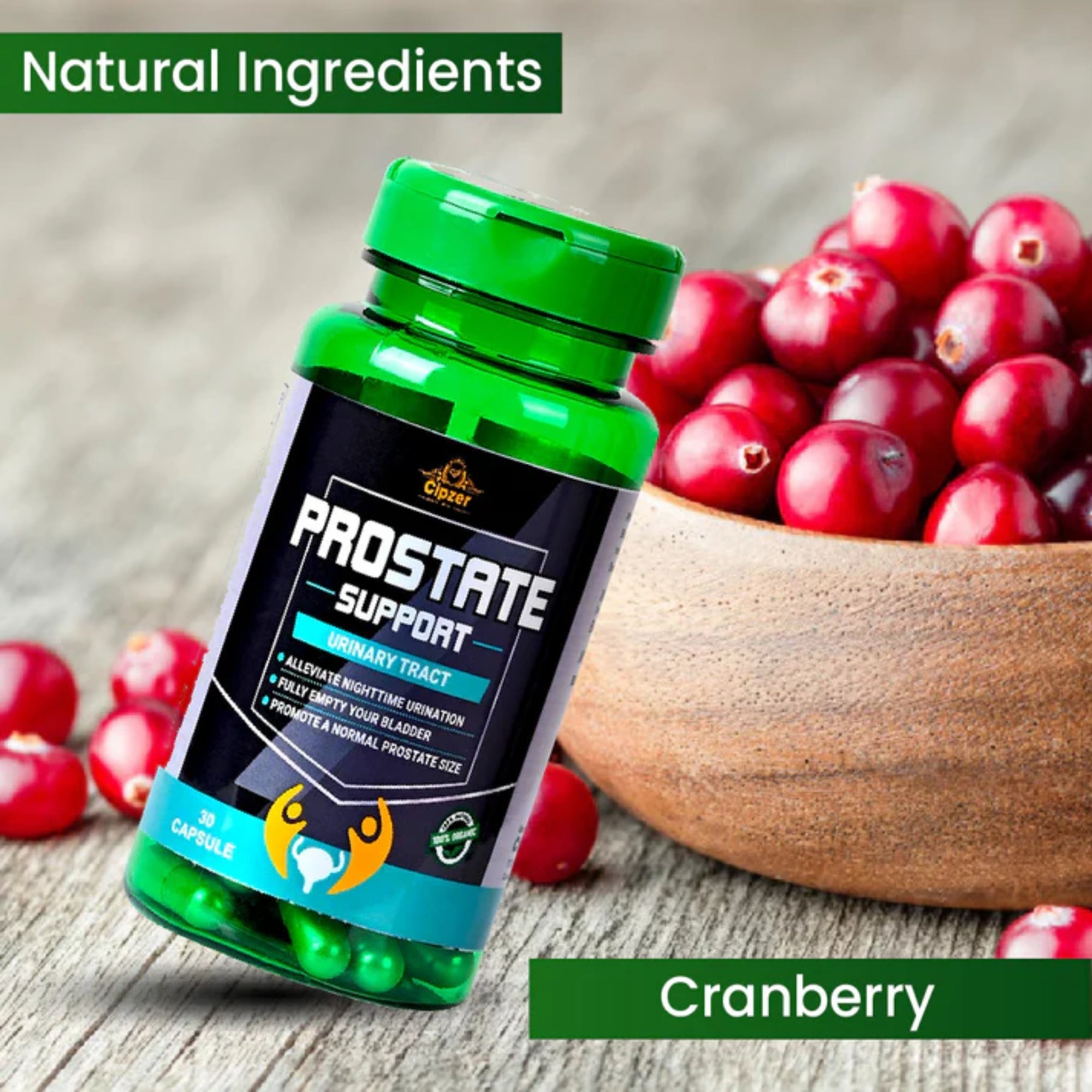 Cipzer Prostate Support Capsules - Distacart