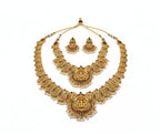 Jewel City Exquisite Antique Gold-Plated Temple Jewelry Set - Distacart