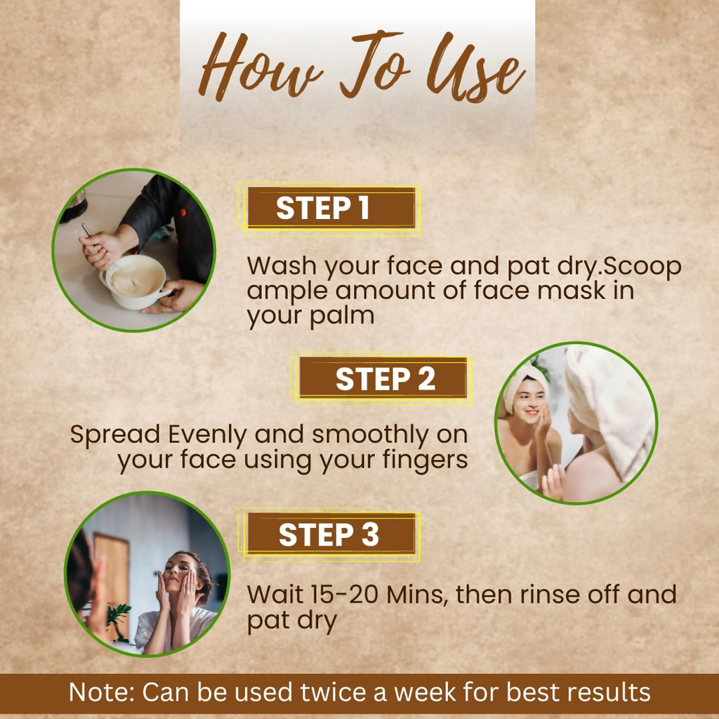 Veda Harvest Multani Mitti Face Pack For Hydrating & Glowing