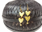 Terracotta Lovely Heart Shaped Hangings-Mehndi Green