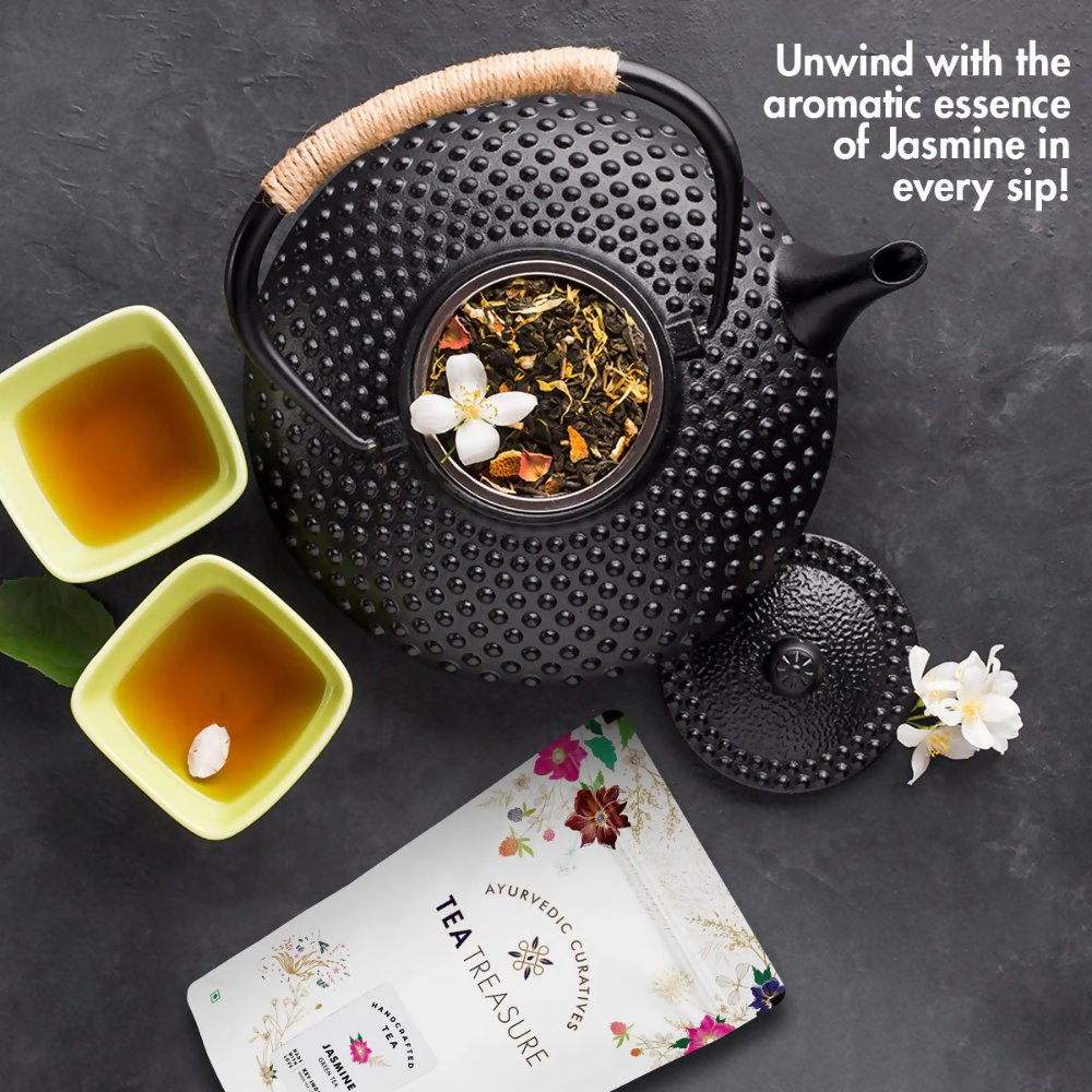 Tea Treasure Jasmine Loose Leaf Green Tea - Distacart
