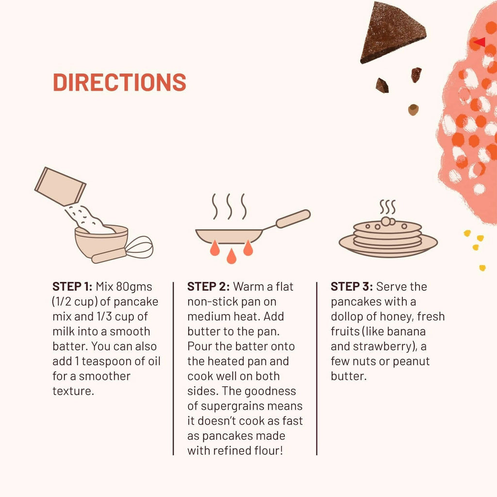 Mille Banana Choco-Chip Millet Pancake - Distacart