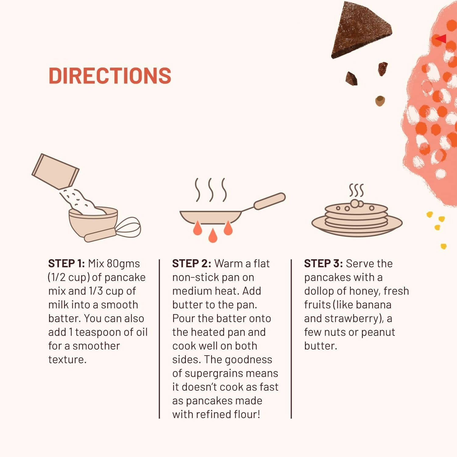 Mille Banana Choco-Chip Millet Pancake - Distacart