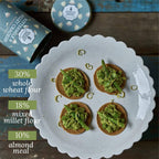 Monsoon Harvest Buttermilk & Millet Crackers Roasted Garlic