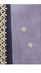 Mominos Fashion Navy Blue Orgenza Gotta Patti Dupatta