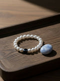 NVR Black Evil Eye White Bracelet for Men & Women - Distacart