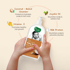Mother Sparsh Milky Soft Baby Shampoo With Milk Protein, Vitamin E & Coconut Oil, For Daily Moisturizing | Tear Free Formula