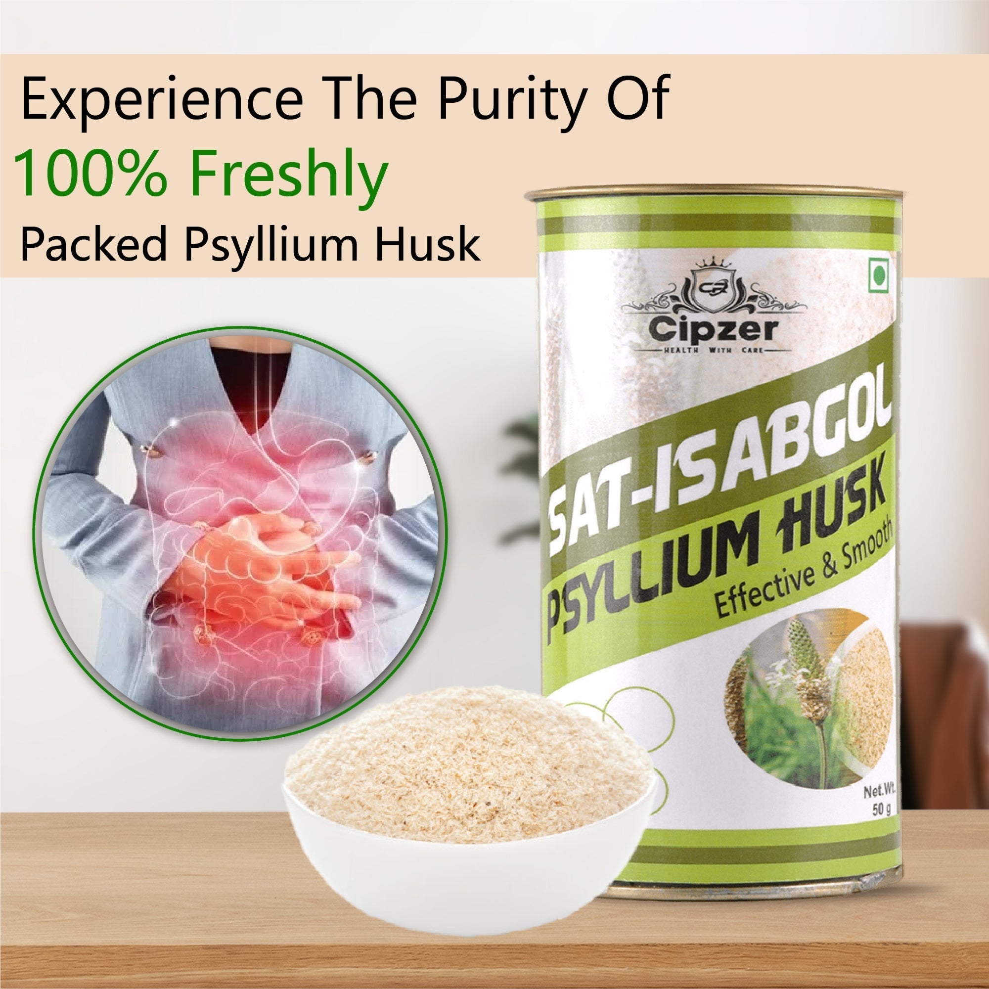 Cipzer Sat-Isabgol Psyllium Husk