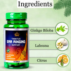 Cipzer Tinnitus Ear Ringing Support Capsules - Distacart