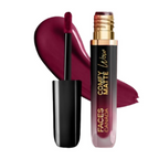 Faces Canada Comfy Matte Wow Liquid Lipstick - Plum Passion 04