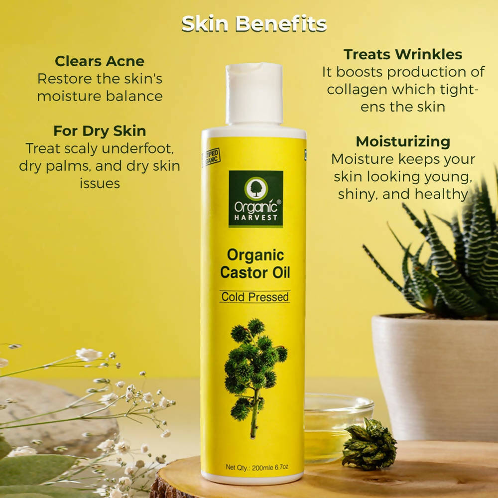 Organic Harvest Cold Pressed Organic Castor Oil