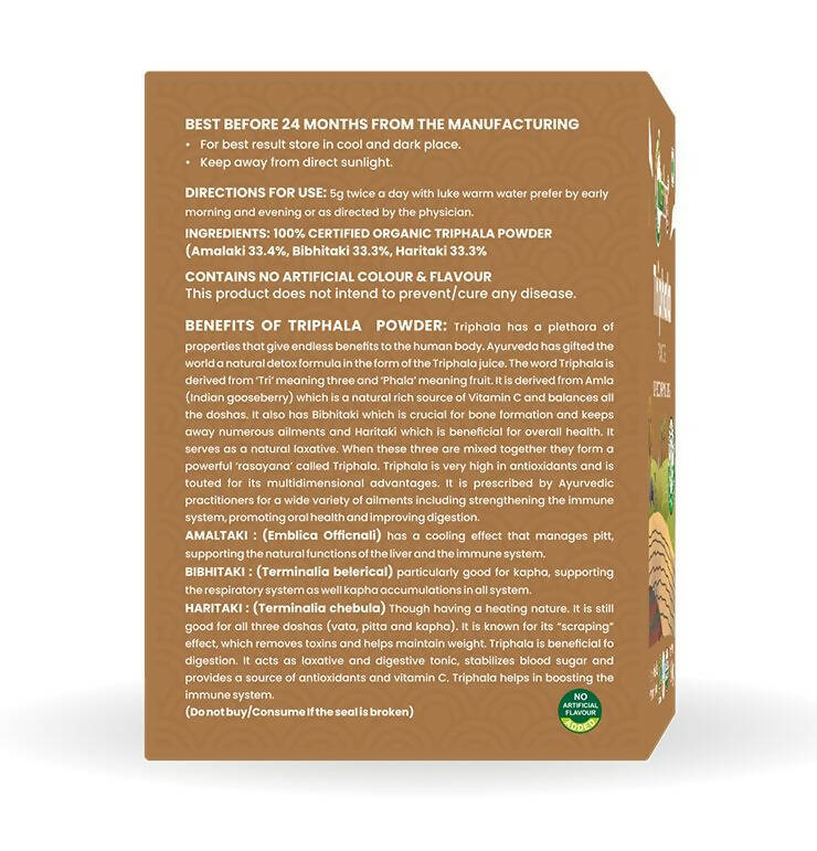 Nutriorg Triphala Powder - Distacart