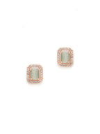 stone stud (mint green ) - Ruby Raang - Distacart