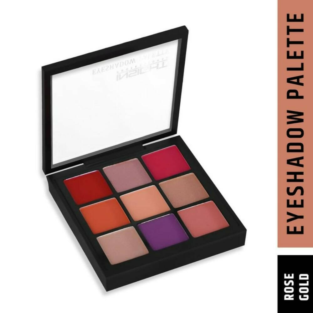 Insight Cosmetics 9 Color Eyeshadow Pallate - Rose Gold