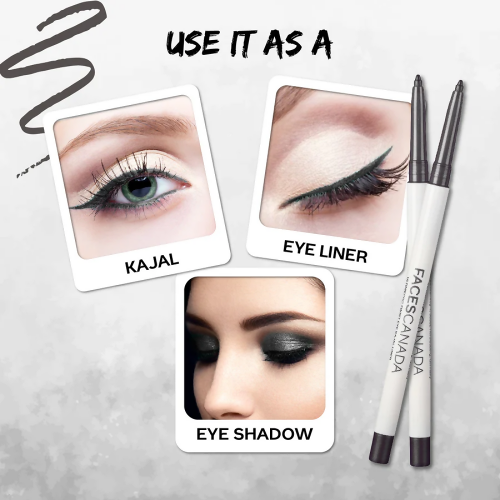 Faces Canada Ultime Pro Twist Eye Kajal Liner - Silver 01