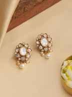 Ruby Raang Ivory Studs Earring - Distacart