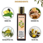 Inatur Ginger & Bergamot Invigorating Massage Oil