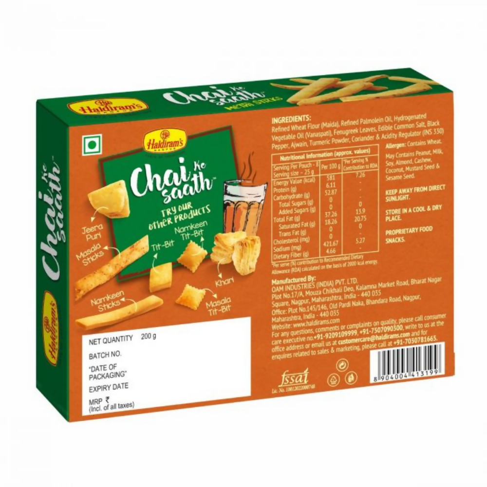 Haldiram's Methi Sticks - Distacart