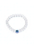 NVR White Crystal Evil Eye Bracelet for Men & Women - Distacart