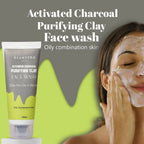 Glamveda Men Activated Charcoal Clay Detox & Anti Acne Face Wash