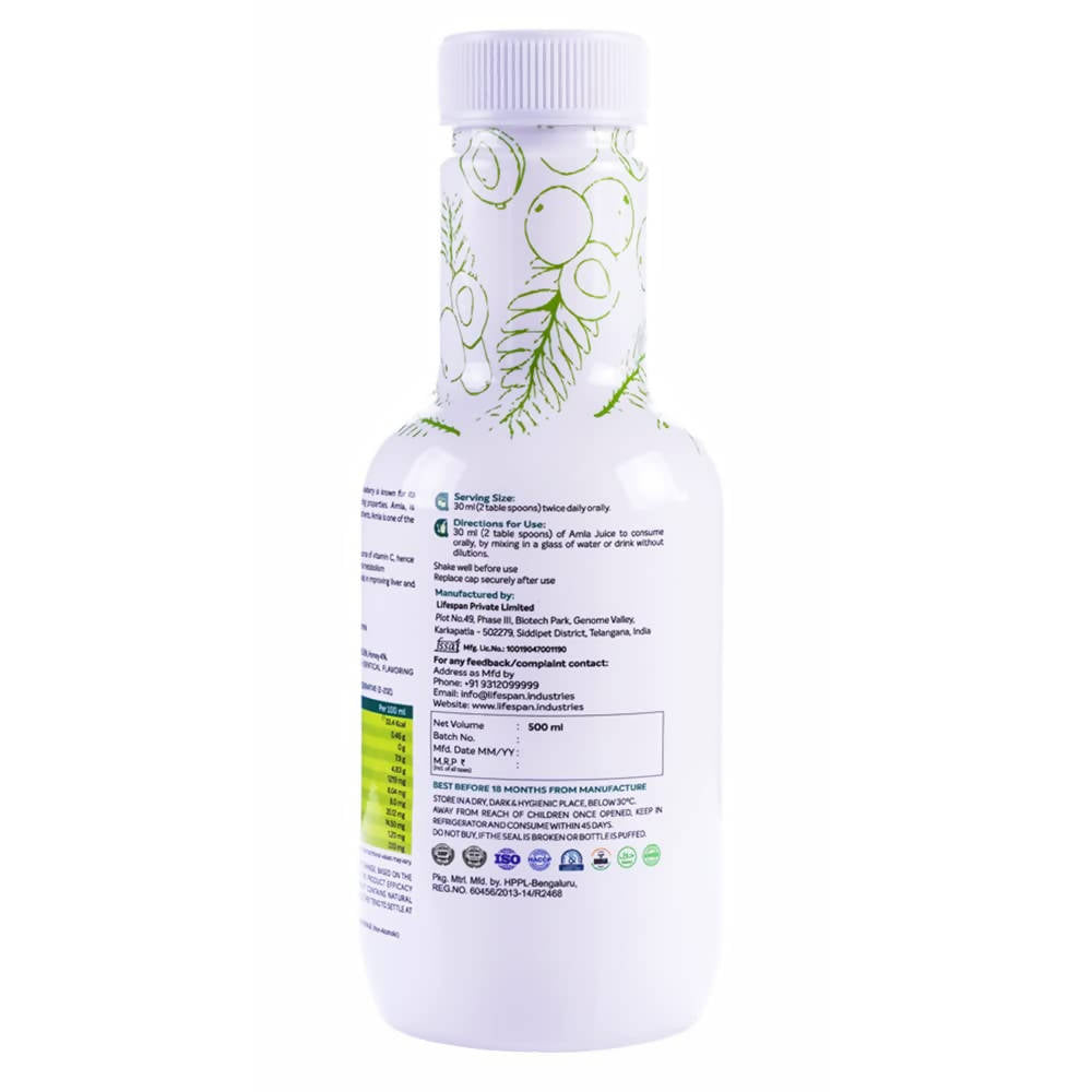 LifeSpan Amla Juice With Honey - Distacart