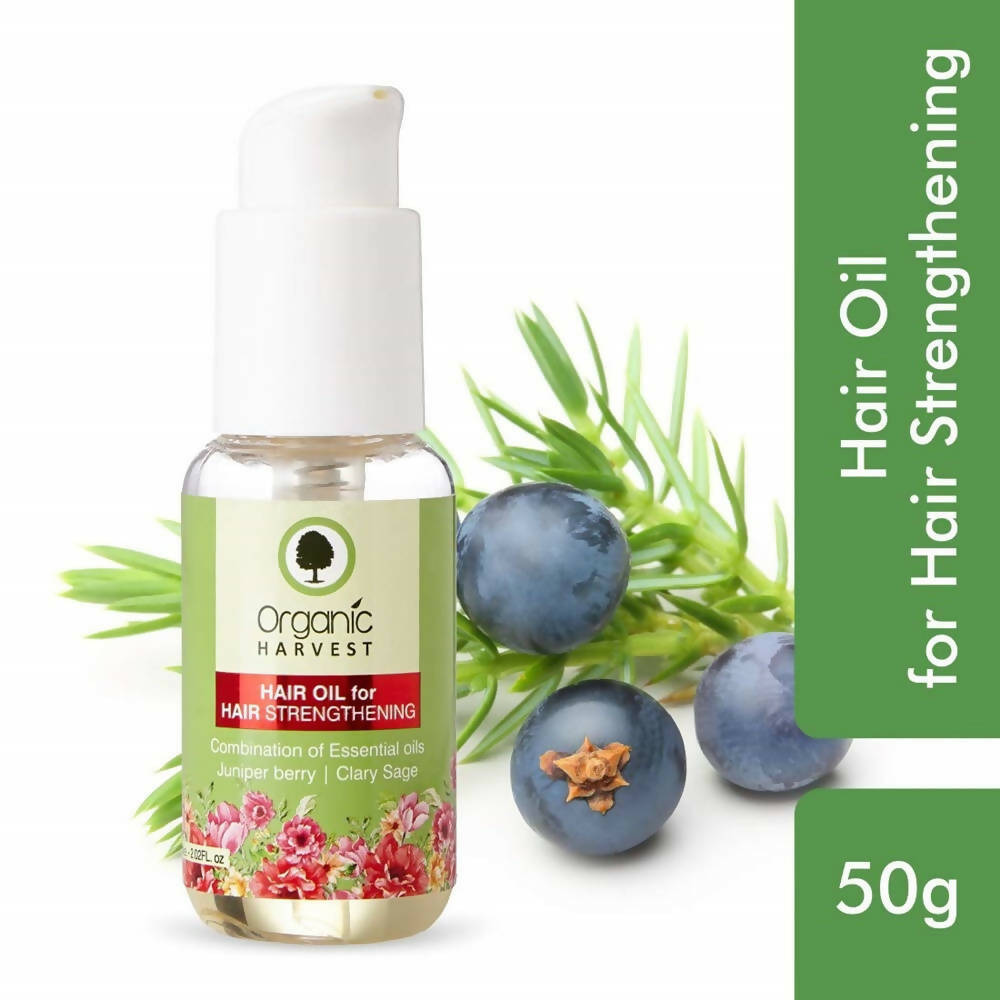 Organic Harvest Hair Oil for Hair Strengthening - Combination of Essential oils