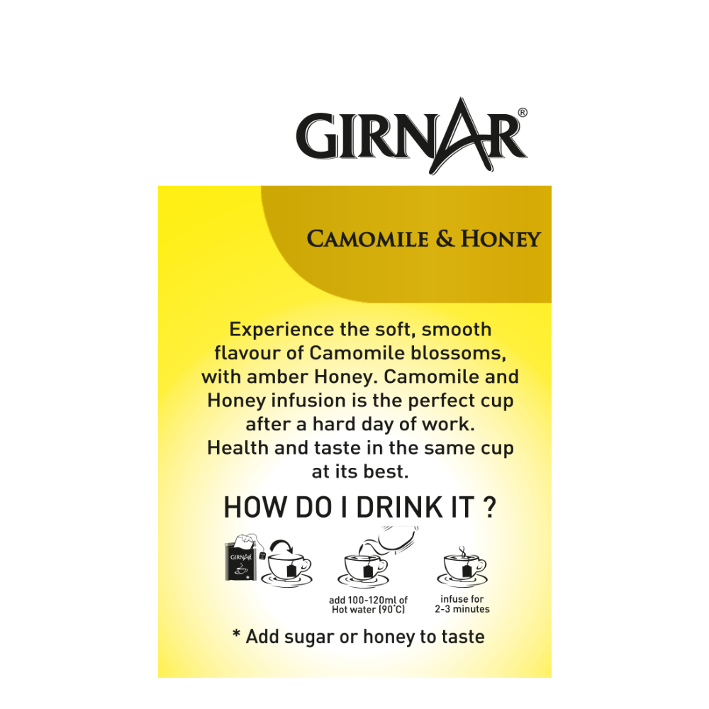 Girnar Camomile Infusion With Honey - Distacart