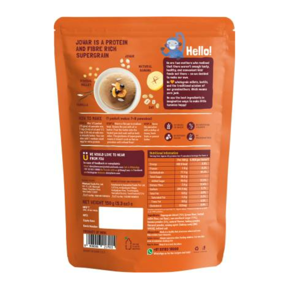 Slurrp Farm Chocolate Millet Pancake Mix - Distacart