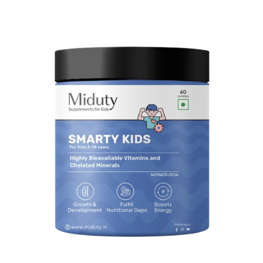 Miduty by Palak Notes Smarty Kids Multivitamin Gummies