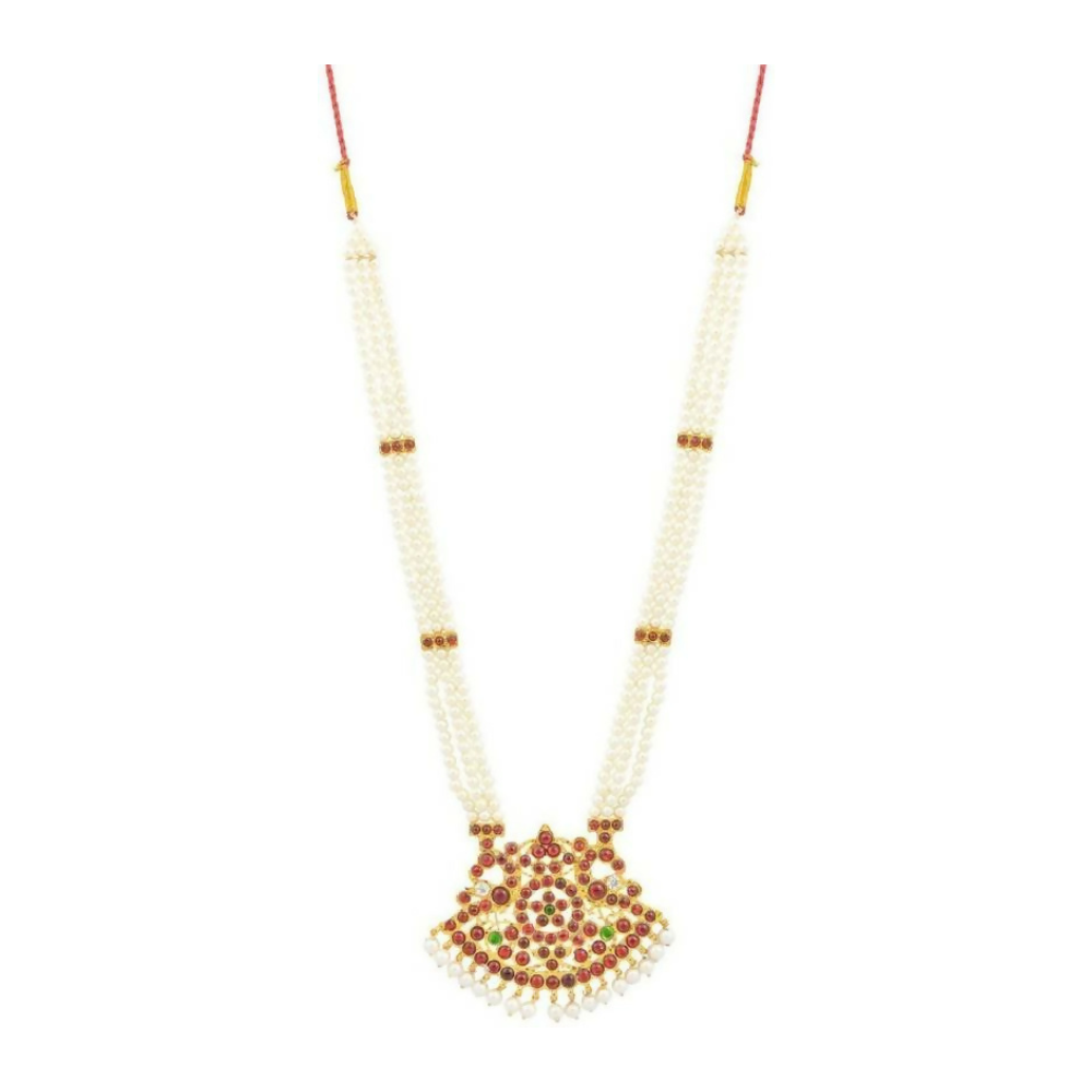 Elite trade Metal Copper Gold Green White Jewel Set - Distacart