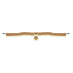 Elite trade Metal Copper Gold Green White Jewel Set - Distacart