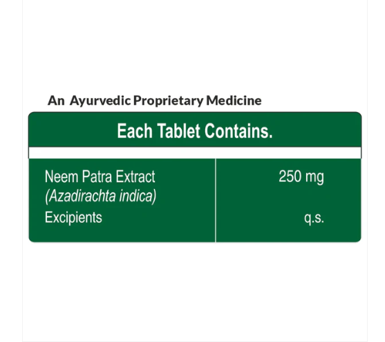 Pure Nutrition Neem Tablets - Distacart