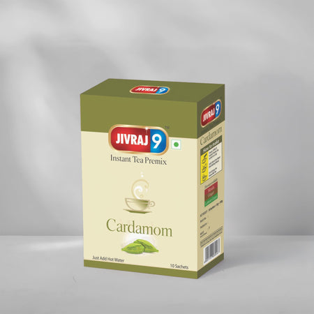 jivraj9 Tea Cardamom Premix Tea Box
