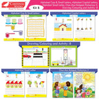 Cardinal Books Preschool Learning Junior KG (LKG) Kit C Set of 16| Ages 4-5 Years| Alphabet| Number| Rhymes and Stories| Phonic| Hindi Varnmala - Distacart